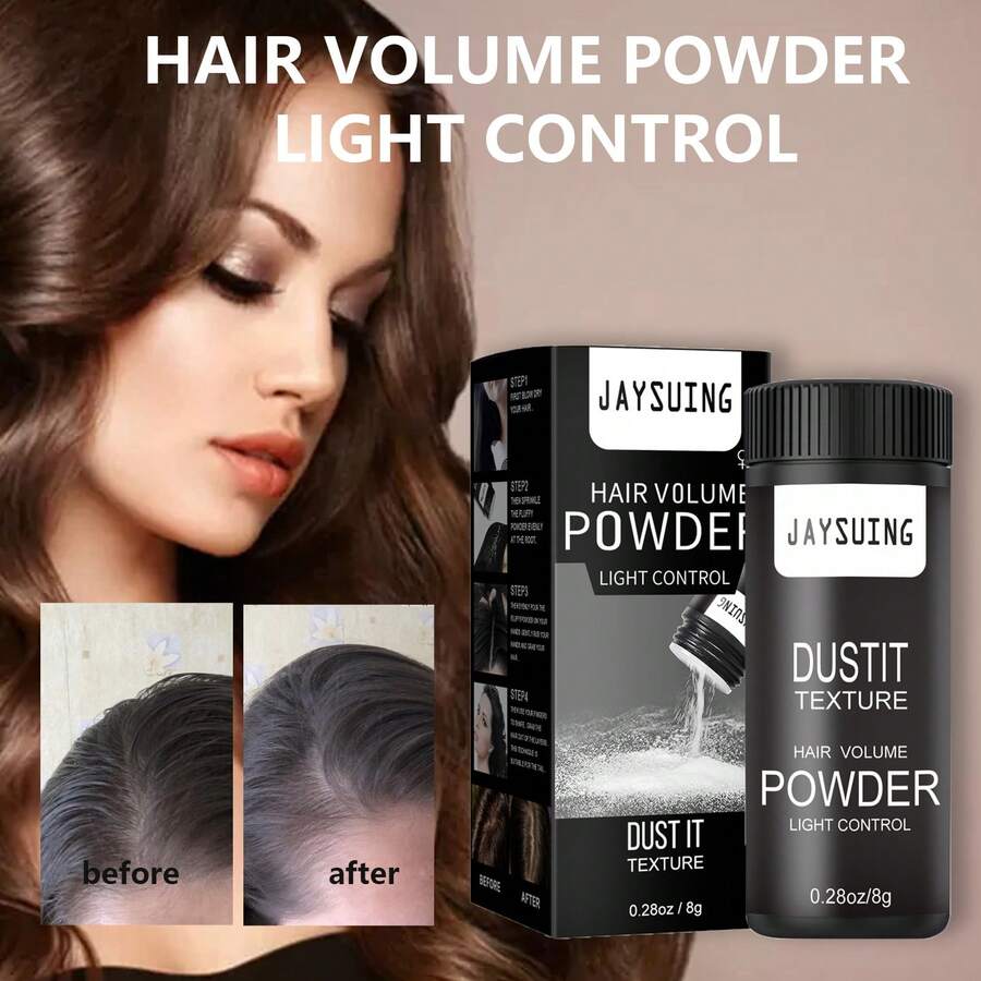 蓬鬆粉定型粉 - 男士和女士頭髮定型蓬鬆乾蓬鬆粉,易於塗抹,無油或油膩殘留(8g/o.28oz)