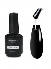 1 peça de esmalte em gel de acabamento superior 15ml, unha em gel de cura com luz UV/LED