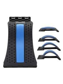 Masajeador de Espalda de 4 Niveles para Alivio del Dolor de Espalda Baja y Superior Estirador Lumbar Ajustable, columna vertebral - Multicolor - Ver 3