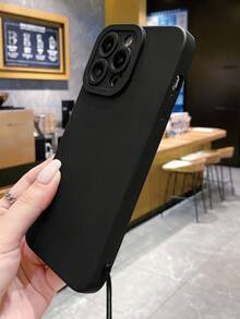 1入透明串珠鏈式手提項鍊和手鐲+1入黑色眼睛圖案手機殼,適用於蘋果/三星/小米/紅米/oppo/vivo/tecno/realme/infinix - 黑色 - 查看 5