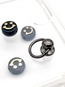 50pcs Cute Phone Charm Rings For Fashion Phone Case Hanger Compatible With IPhone, Android Phone, Gift For Birthday, Family, Friends Finger Ring Holder, Phone Grip, Phone Accessories