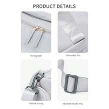 可折叠手提行李袋周末过夜度假行李旅行行李袋大容量运动瑜伽健身房健身衣服收纳袋旅行袋 - 藍色 - 查看 3