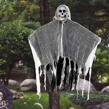 Decoracion De Fiesta Halloween Fantasmas Brujas,calavera - Negro - Ver 3