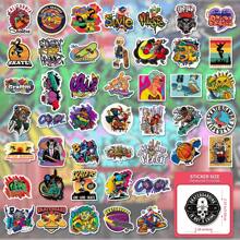 100 Stücke Cool Graffiti Aufkleber mit , Persönlichkeit Cartoon Aufkleber für Skateboard , Gepäck , Laptop , Helm ,