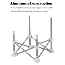 Silla Periquera Para Bebe Alimentacion Portatil Plegable - Rosa - Ver 9