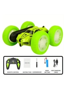 SHOCKER RC Cars JoyX 2.4GHz Fast Stunt RC Car, 4x4 Double Sided 360° Rotating - Multicolor - View 6