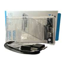 Case Hd Ssd Externo Sata 2.5 E Usb 3.0 Notebook Ps4 Xbox One Pc 5gps - Transparente - Visão 4