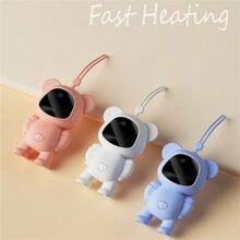 卡通熊手套暖手器,智能恆溫可攜式usb加熱裝置 - 白色 - 查看 4