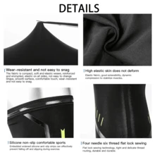 1 件透气运动护膝，海绵防撞腿部保护器，篮球跑步、骑行运动护膝 - 黑色 - 查看 4