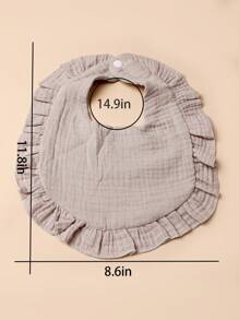 8pcs Candy Colored Baby Bibs