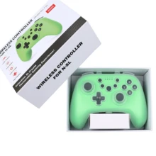 Wireless BT Game Controller Compatible With Switch Pro Lite Oled Console Gamepad Joystick NFC Turbo Motor Vibration Function - Mint Green - View 5