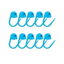 100入組針織材料標記針,塑料鎖定標記針,針織計數器夾,防滑塑料針 - 彩色 - 查看 4