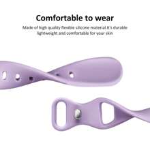 Compatível com Pulseira de Apple Watch 38mm, 40mm, 41mm, 42mm, 44mm, 45mm, 46mm, 49mm, Compatível com Apple Watch Series Ultra/Ultra 2 10/9/8/7/6/5/4/3/2/1 SE, Pulseira Esportiva de Silicone Fina e Estreita Substituível, Feminina