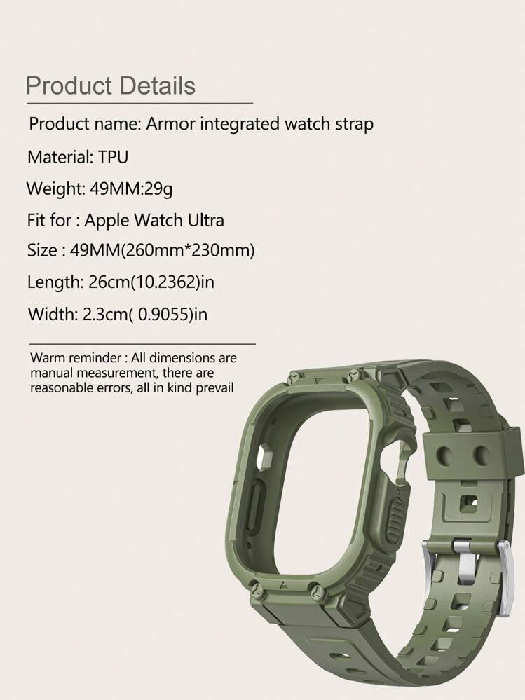 Apple Watch Se/9/5/4/3 バンド ストラップ 時計ベルト スポーツマウント ストラップ ビジネス カジュアル アウトドア レディースメンズ兼用 40/41/44/45/49mm対応 S6/s7スマートウォッチと互換性あり - アーミーグリーン - 見る 6