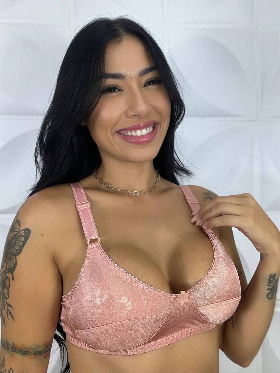 Women Bras & Bralettes - 乾枯玫瑰色 - 查看 1