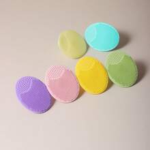 2入組新生兒硅膠洗髮刷嬰兒沐浴清潔刷嬰兒柔軟潔面刷 - 紫色 - 查看 6