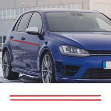 2入組紅色汽車側條紋貼紙 - 紅色 - 查看 7