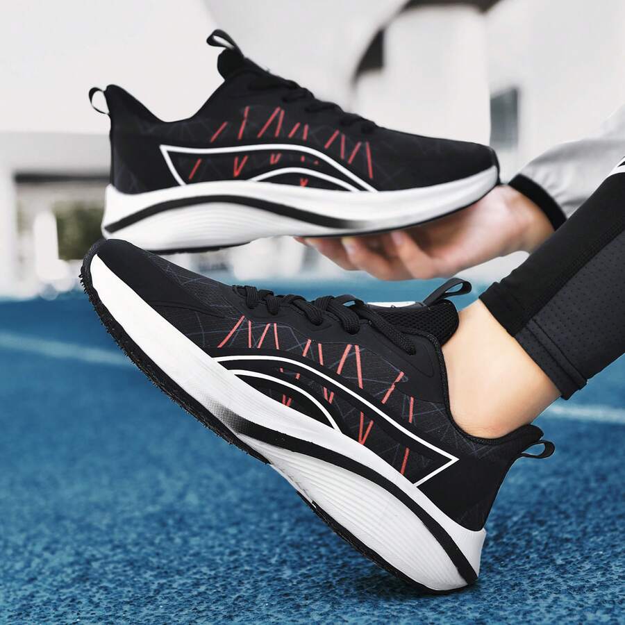 MDSNEC-CON 1雙男女運動休閒鞋,路跑專用,低筒設計,緩震,透氣網面,適用於秋冬季節