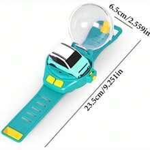 Reloj De Juguete Con Control Remoto Para Coches Led 2.4ghz, Coche De Control Remoto Miniatura De Aleación, Reloj De Carreras De Muñeca De Coche Rc, Juguete Interactivo De Carreras De Coches, Regalo De Cumpleaños Para Niño - Multicolor - Ver 2