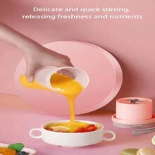 Portable Blender Juicer  Portable Juicer Cup Easy To For Travel - Pink - View 6