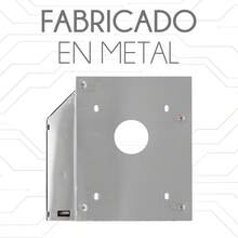 Adaptador Caddy Sata de 2.5 Disco Duro HDD SSD Laptop 9.5 mm - Plateado - Ver 7