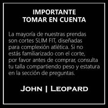 JOHN LEOPARD - Playera Ribbed Long Sleeve para Hombre Playera Manga Larga - Negro - Ver 3