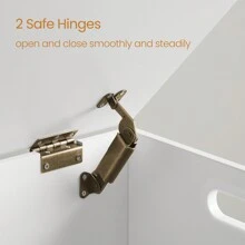 Banco para sapatos, banco com espaço de armazenamento, baú com assento, 2 dobradiças de segurança, armário de armazenamento, estilo celeiro, 40 x 100 x 48,7 cm, para corredor, quarto