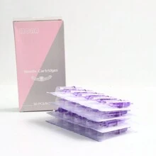 20 Stücke/box Rl/rs/f Größe Lila Professionelles Einweg-tattoo-modul Nadeln Halb-permanente Augenbrauen Lippen Make-up Nadeln Für Tattoo-maschine Stift