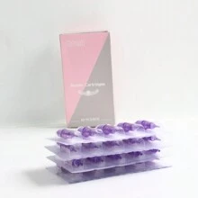 20 Stücke/box Rl/rs/f Größe Lila Professionelles Einweg-tattoo-modul Nadeln Halb-permanente Augenbrauen Lippen Make-up Nadeln Für Tattoo-maschine Stift