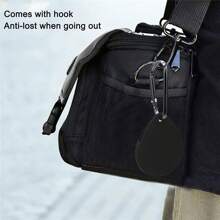 1入組寵物定位器矽膠保護殼,適用於airtag保護套 - 黑色 - 查看 6