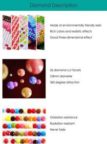 5d 新鶴鑽石畫馬賽克鑽石貼紙現代藝術刺繡全圓鑽石馬賽克牆面裝飾十字繡套裝適合家居和客廳 - 彩色 - 查看 6