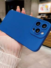 1pc Blue Cleyn Brand Anti-Shock Phone Case Compatible With Apple/Samsung/Xiaomi/Redmi/Oppo/Vivo/Xender/Realme/Infinix