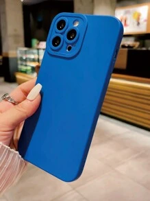 1pc Blue Cleyn Brand Anti-Shock Phone Case Compatible With Apple/Samsung/Xiaomi/Redmi/Oppo/Vivo/Xender/Realme/Infinix