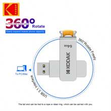 KODAK USB Flash Drive 512GB 256GB 128GB 64GB K133 Mini Metal Pendrive USB3.1 High Speed Memory Stick Unidad Flash For Laptop PC - Silver - View 4