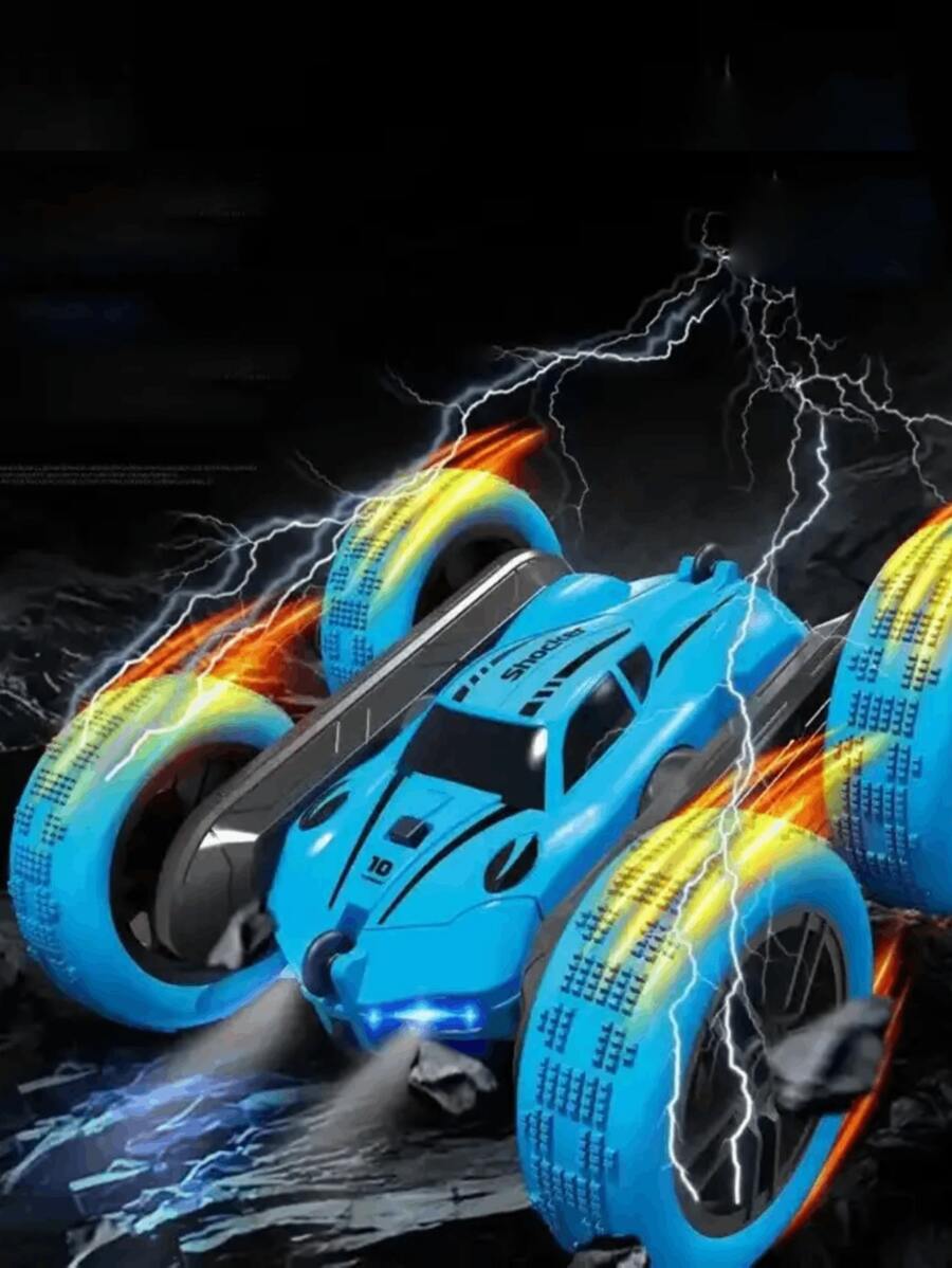SHOCKER RC Cars JoyX 2.4GHz Fast Stunt RC Car, 4x4 Double Sided 360° Rotating - Multicolor - View 1
