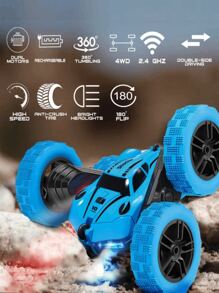 SHOCKER RC Cars JoyX 2.4GHz Fast Stunt RC Car, 4x4 Double Sided 360° Rotating - Multicolor - View 3
