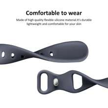 Compatível com Pulseira de Apple Watch 38mm, 40mm, 41mm, 42mm, 44mm, 45mm, 46mm, 49mm, Compatível com Apple Watch Series Ultra/Ultra 2 1/8/7/6/5/4/3/2/1 SE, Pulseira Esportiva de Silicone Fina e Estreita de Reposição para Mulheres