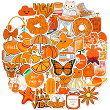 50pcs Cartoon Graphic Sticker Back To School