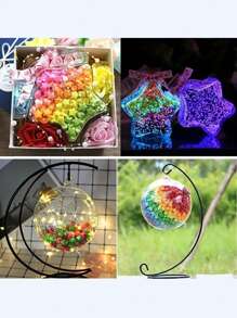 540張27色立體星形摺紙,雙面星形紙條和固色幸運星摺紙條/ Diy手工藝術創意 - 培養兒童動手能力 - 彩色 - 查看 6