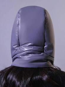 1頂耳掩風保暖中性冬帽,騎行和電動自行車理想選擇 - 灰色 - 查看 4