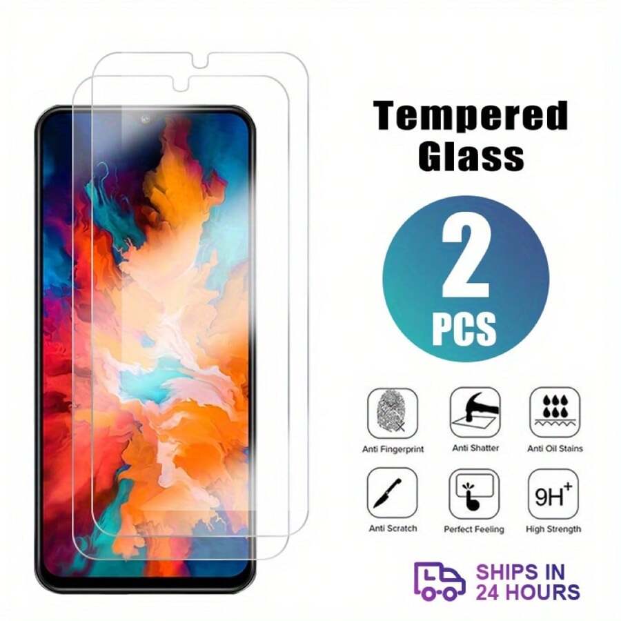 2 Miếng Kính cường lực Bảo vệ màn hình Đối với Tia lửa , Độ Nét Cao , Silicon Chất liệu , 9H Độ cứng , Chống xước Và Chống dấu vân tay , Bảo vệ Điện thoại di động Màn