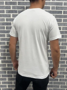 Men T-Shirts - trắng - Xem 3