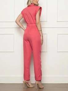 Women Jumpsuits - 粉色 - 查看 2