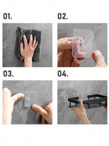 OBOVAY Phòng bếp Vòi Bồn rửa chén Bọt biển Rổ thoát nước , Giá để đồ trong phòng tắm , Thép không gỉ Bồn rửa chén Hộp đựng , Có thể tháo rời Treo Vòi Giá thoát nước , Đối với Bọt biển , Chải , Khăn tắm , Cái đĩa Xà bông , Phòng tắm Và Phòng bếp Quân nhu - màu đen - Xem 8