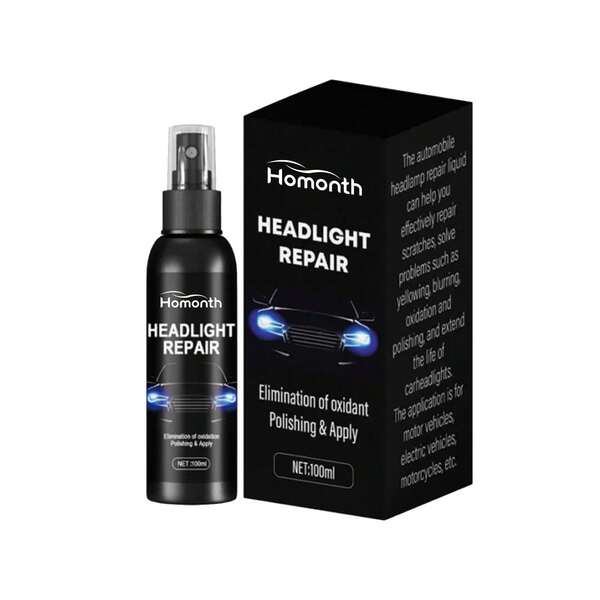 Car Headlight Restoration Liquid Car Headlight Scratches Yellowing
