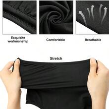 1pc Light Grey Money Pattern Manufacturer Breathable Plain Sold Balaclava - Light Grey - View 5