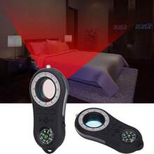 紅外線鏡頭掃描儀,輕型高響應靈敏度紅外線相機探測器精確的 3d 振動感測器晶片無線帶 Led 燈家用 - 黑色 - 查看 1