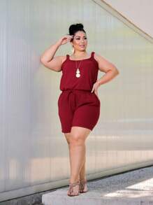 Women Two-Piece Outfits - Burgundy - View 4