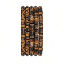 1 Fio De Miçanga Cilíndrica De Rondelle De Pedra 4x2mm De Turquesa, Quartzo E Jasper Para Fazer Jóias Com Contas De Disco Redondo E Plano Para Fazer Pulseiras Como Acessórios Diy