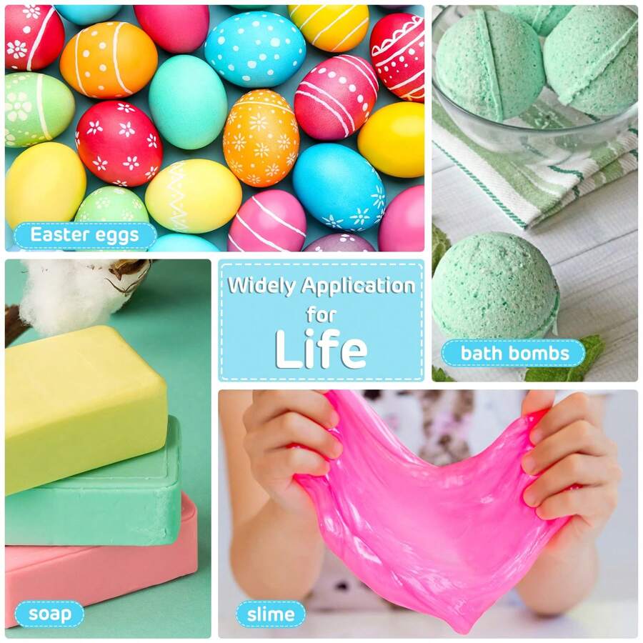 12pcs Soap Dye Soap Making Supplies Kit With 10 Vivid Colors Skin